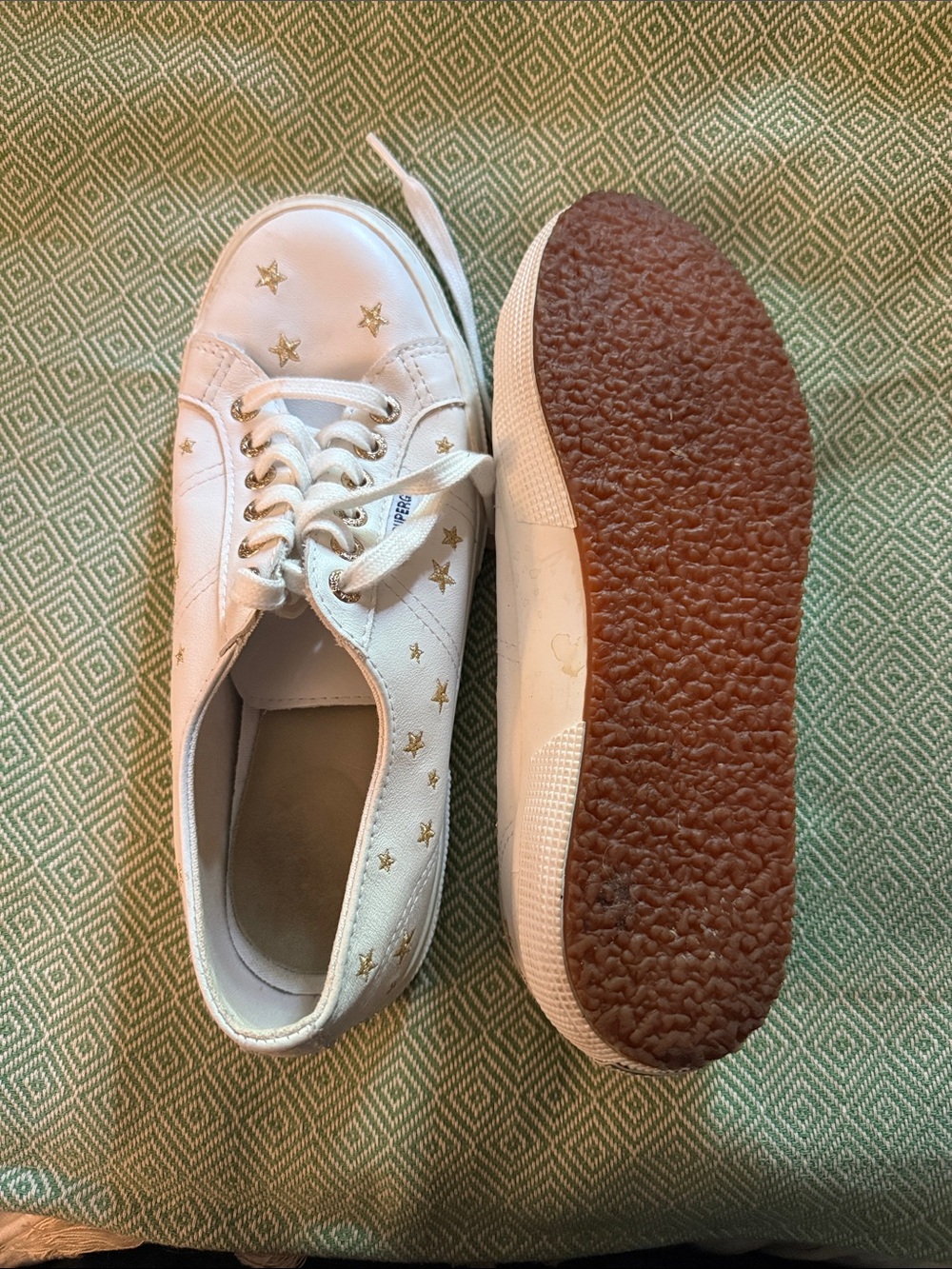 Superga White Canvas Low-Top Sneakers